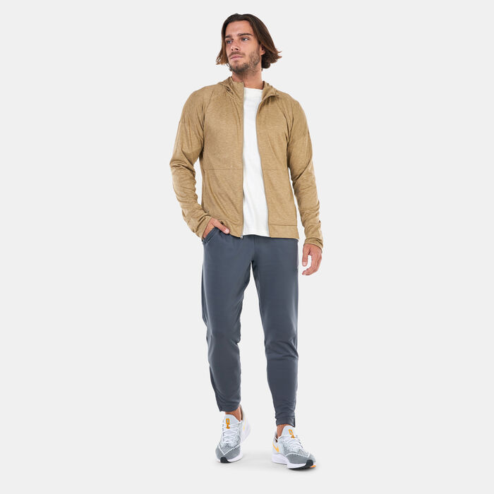 Nike Men's Yoga Dri-FIT Training Jersey Hoodie Beige Nike Men's Yoga Dri-FIT Training Jersey Hoodie Beige image number 2