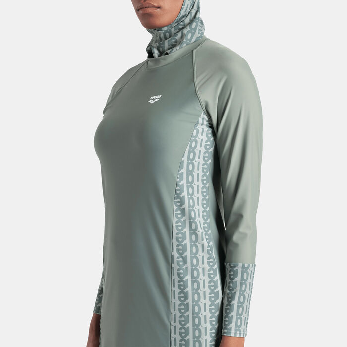 Arena Women's Modesty Swimming Tunic Multi Arena Women's Modesty Swimming Tunic Multi image number 4