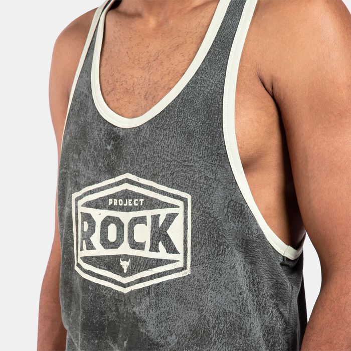Under Armour Men's Project Rock Training Tank Top Green image number 3