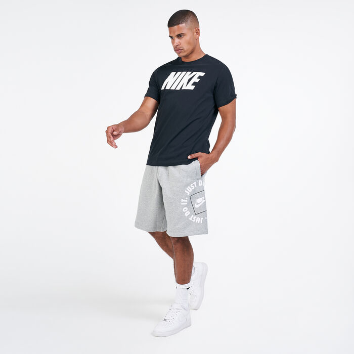 Nike Men's Sportswear Just Do It Fleece Shorts Grey Nike Men's Sportswear Just Do It Fleece Shorts Grey image number 2