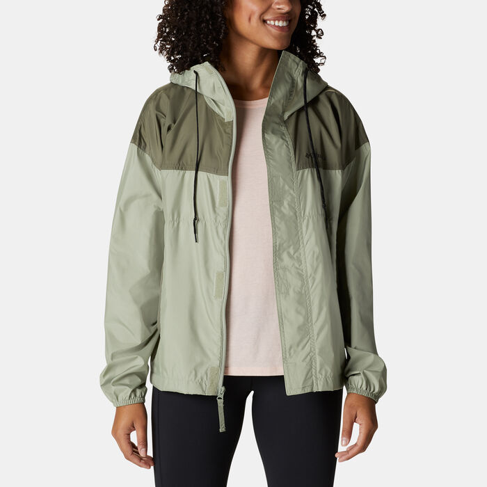 Columbia Women's Flash Challenger™ Novelty Windbreaker Jacket Green image number 3