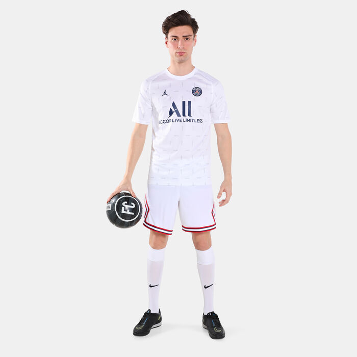 Jordan Men's Paris Saint-Germain Dri-FIT Stadium Shorts White Jordan Men's Paris Saint-Germain Dri-FIT Stadium Shorts White image number 2