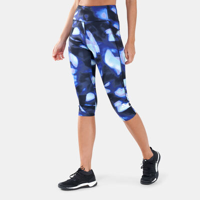 adidas Women's FeelBrilliant AEROREADY You for You 3/4 Printed Leggings Black adidas Women's FeelBrilliant AEROREADY You for You 3/4 Printed Leggings Black