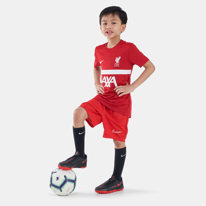 Nike Kids' Dri-FIT Academy Knit Football Shorts (Older Kids) Red Nike Kids' Dri-FIT Academy Knit Football Shorts (Older Kids) Red image number 2