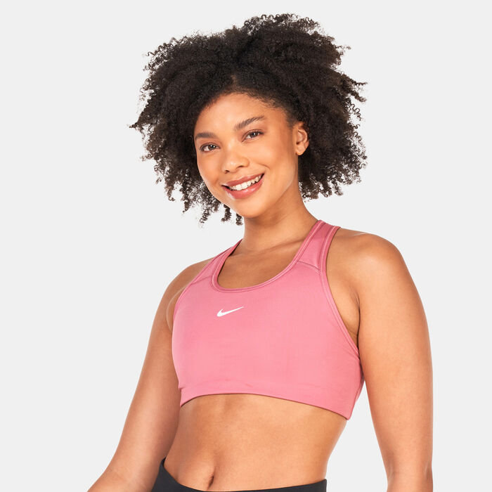 Nike Women's 1-Piece Pad Sports Bra Pink Nike Women's 1-Piece Pad Sports Bra Pink image number 0