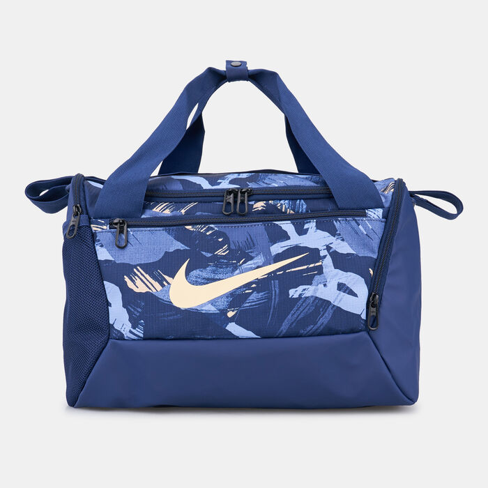 Nike Brasilia Printed Duffel Bag Blue Nike Brasilia Printed Duffel Bag Blue image number 0