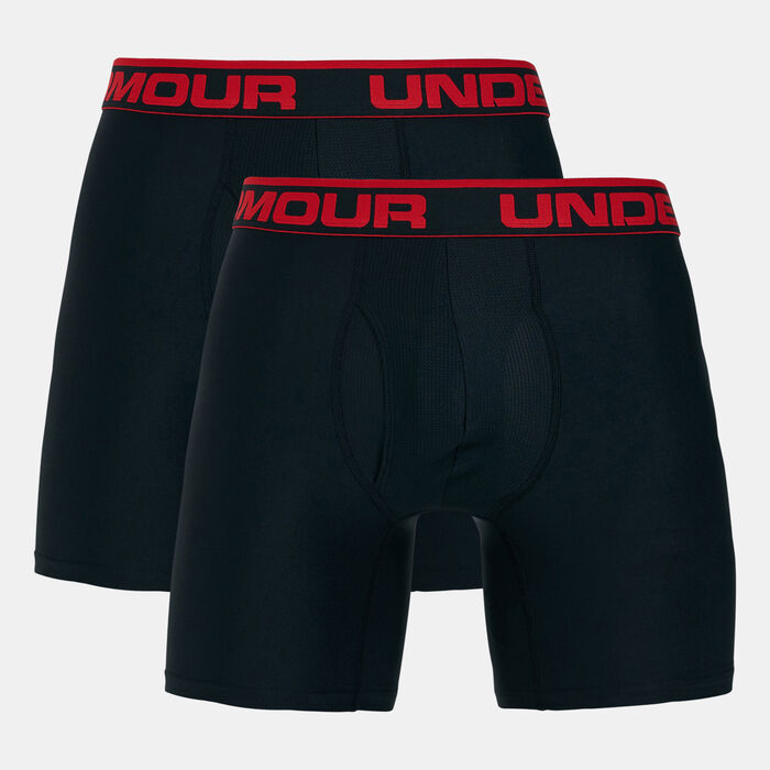Under Armour Men's O Series 6-Inch Boxer (2 Pack) Black Under Armour Men's O Series 6-Inch Boxer (2 Pack) Black image number 0