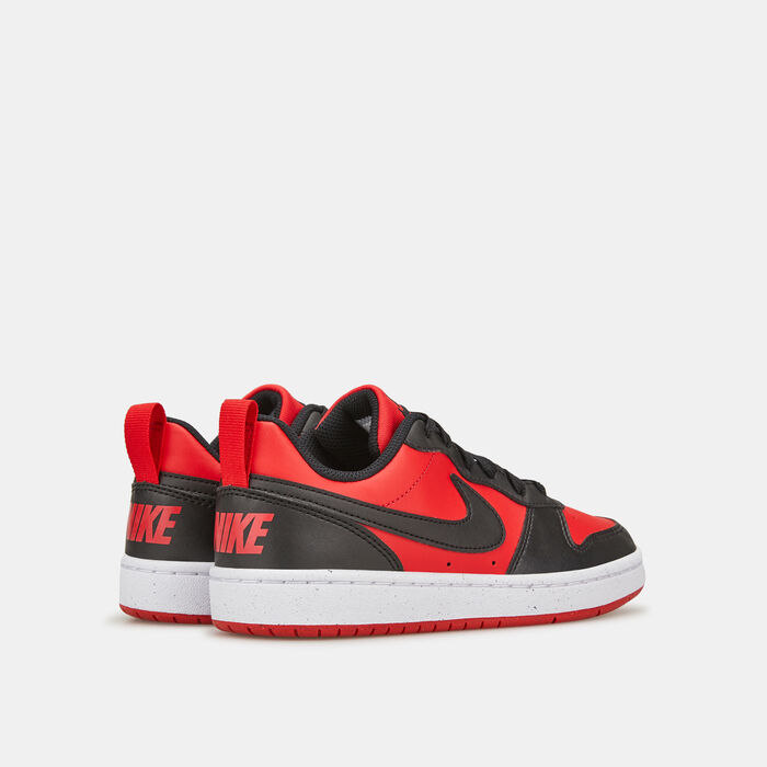 Nike Kids' Court Borough Low Recraft Shoes Red Nike Kids' Court Borough Low Recraft Shoes Red image number 3
