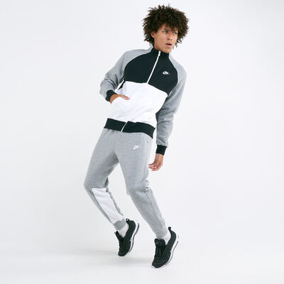 Nike Men's Sportswear Fleece Tracksuit Grey