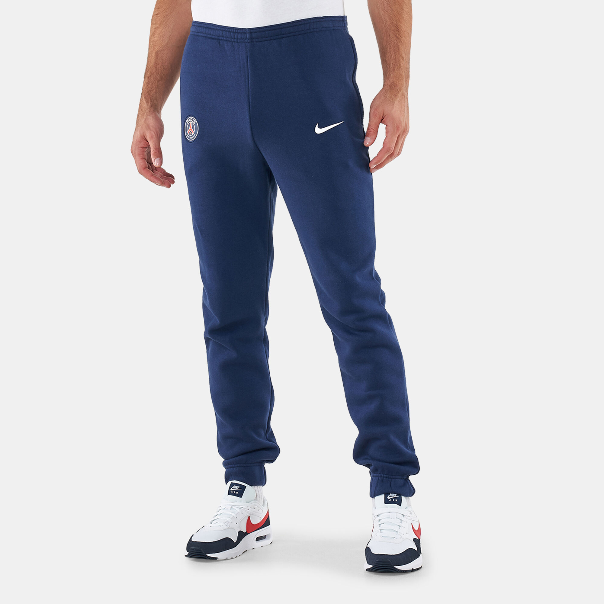 Men s Paris Saint Germain GFA Fleece Sweatpants Blue Nike in Qatar SSS