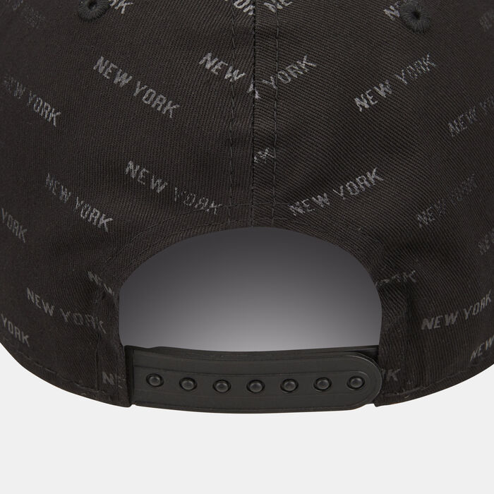 New Era Men's New York Yankees Monogram 9FORTY Adjustable Cap Black image number 1