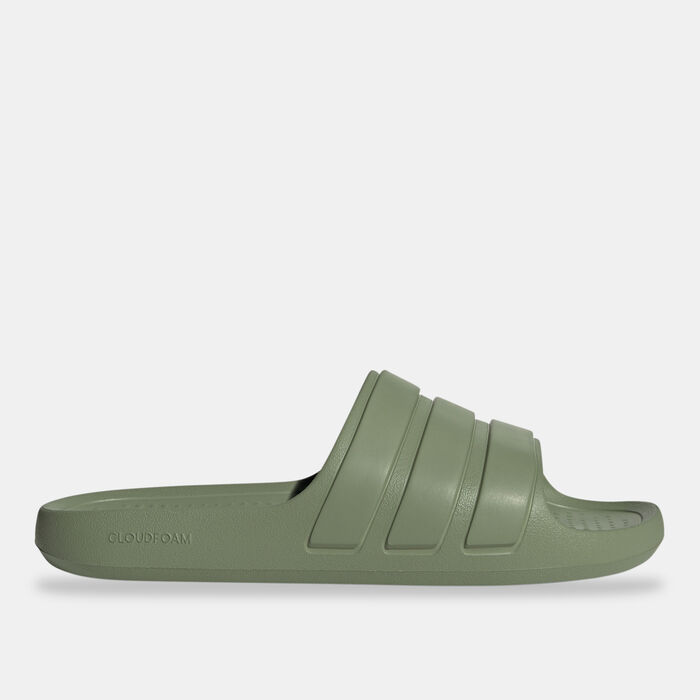 adidas Men's Adilette Flow Slides Green adidas Men's Adilette Flow Slides Green image number 0