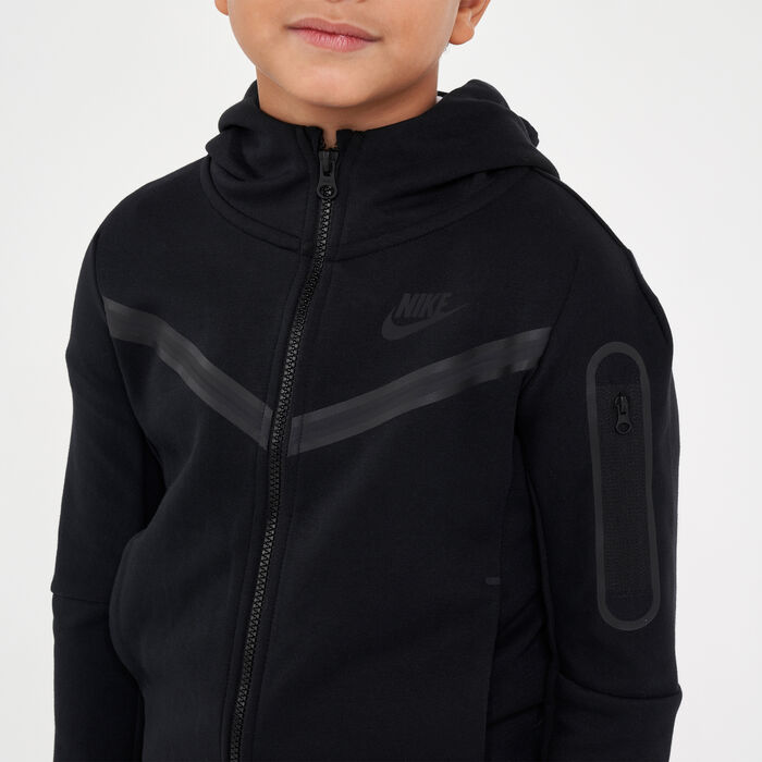 Nike Kids' Sportswear Tech Fleece Hoodie (Older Kids) Black Nike Kids' Sportswear Tech Fleece Hoodie (Older Kids) Black image number 3