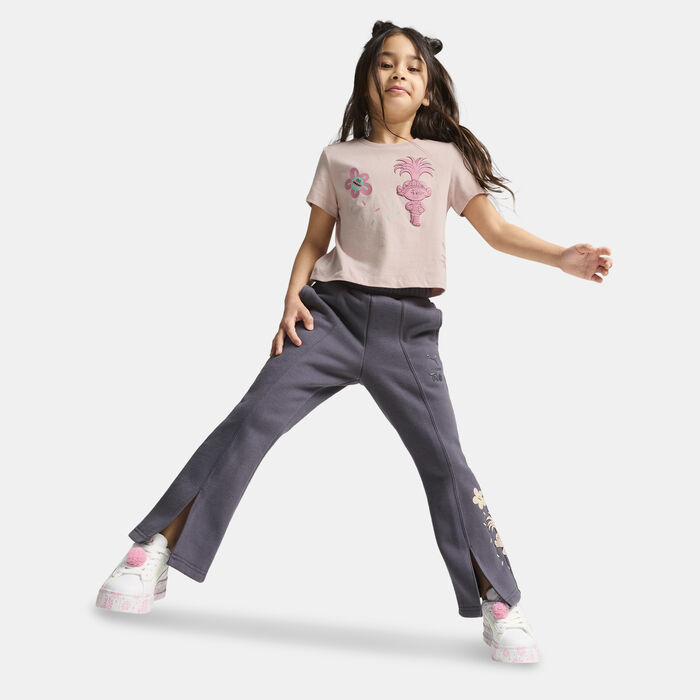 PUMA Kids' x Trolls Flared Pants Grey PUMA Kids' x Trolls Flared Pants Grey image number 2
