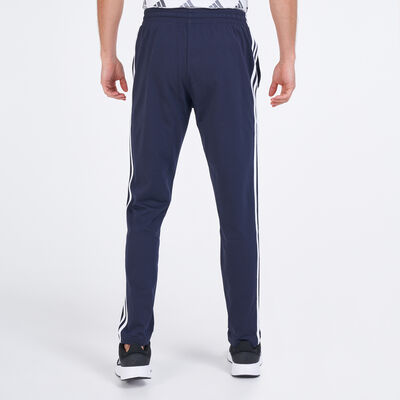adidas Men's 3-Stripes Essentials Tapered Pants Blue