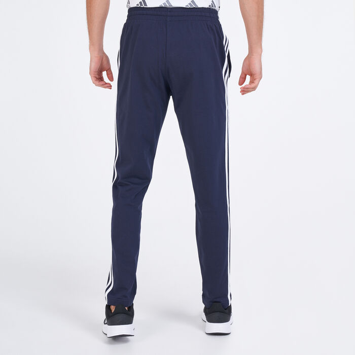 adidas Men's 3-Stripes Essentials Tapered Pants Blue image number 1