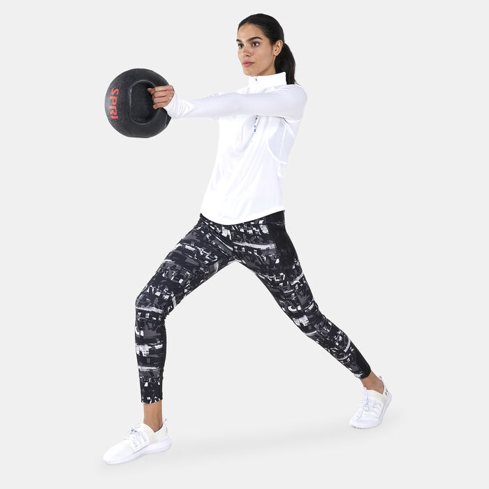 Under Armour Women's UA Speed Stride Attitude Half-Zip T-Shirt White Under Armour Women's UA Speed Stride Attitude Half-Zip T-Shirt White image number 2