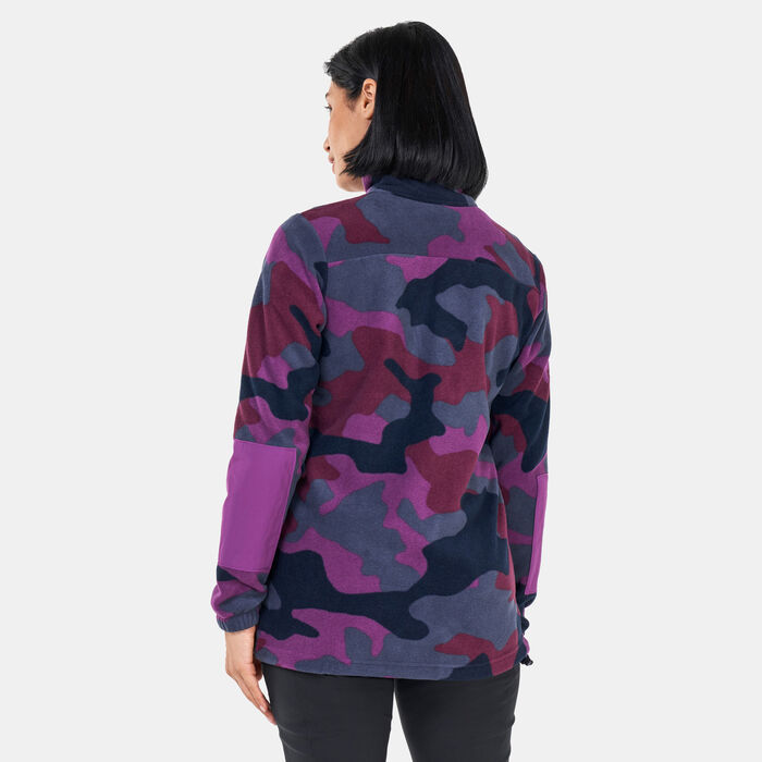 Columbia Women's Lodge™ Full Zip Fleece Jacket Purple Columbia Women's Lodge™ Full Zip Fleece Jacket Purple image number 1