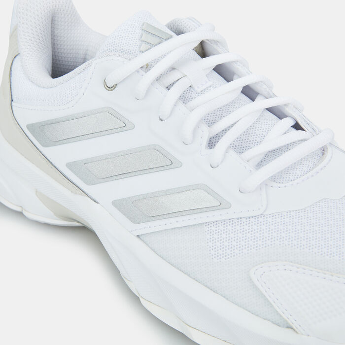 adidas Women's CourtJam Control 3 Tennis Shoes White adidas Women's CourtJam Control 3 Tennis Shoes White image number 4