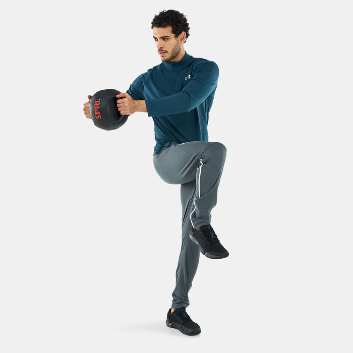 Under Armour Men's Pique Track Pants Grey Under Armour Men's Pique Track Pants Grey image number 2