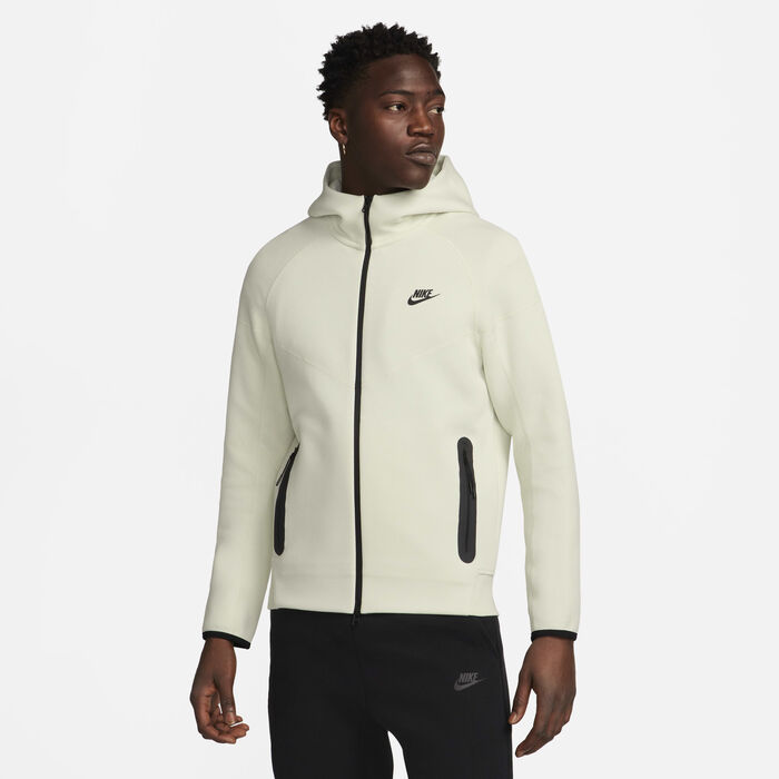 Nike Men's Sportswear Tech Fleece Windrunner Full-Zip Hoodie Ivory Nike Men's Sportswear Tech Fleece Windrunner Full-Zip Hoodie Ivory image number 0