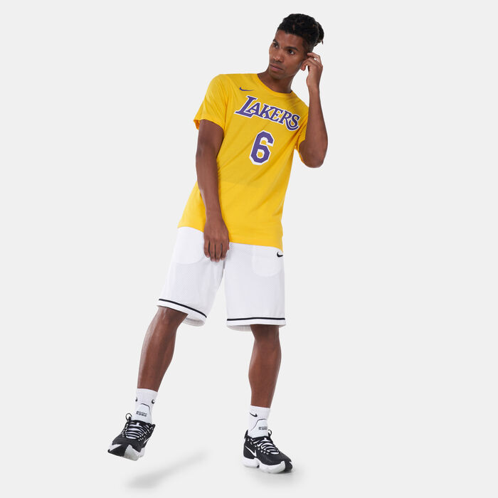 Nike Men's Los Angeles Lakers NBA T-Shirt yellow image number 2