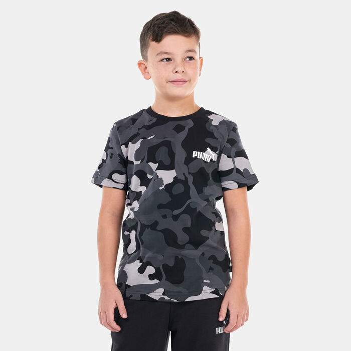 PUMA Kids' Essentials+ Camo T-Shirt Black PUMA Kids' Essentials+ Camo T-Shirt Black image number 0