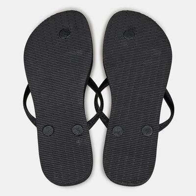 Havaianas Women's Slim Flatform Sparkle Flip Flops Black