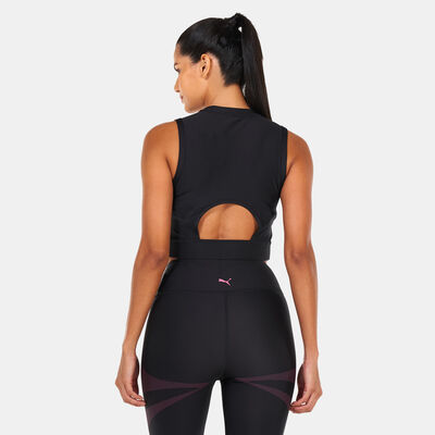 PUMA Women's Eversculpt Fitted Training Tank Top Black PUMA Women's Eversculpt Fitted Training Tank Top Black