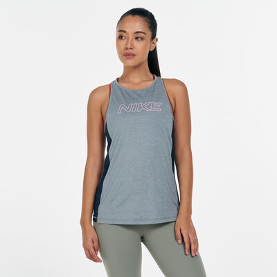 Nike Women's Pro Tank Top Grey Nike Women's Pro Tank Top Grey