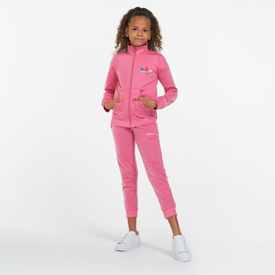 adidas Originals Kids' Adicolor Tracksuit Set Pink adidas Originals Kids' Adicolor Tracksuit Set Pink