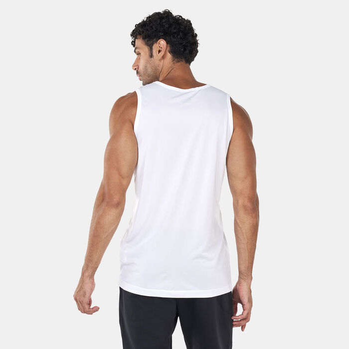 Nike Men's Dri-FIT Camo Tank Top White image number 1
