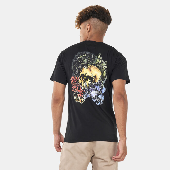 Vans Men's Bottom Feeder T-Shirt Black image number 1