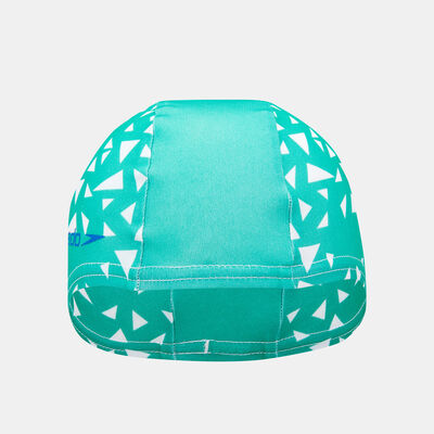 Speedo Kids' Printed Polyester Swimming Cap Green