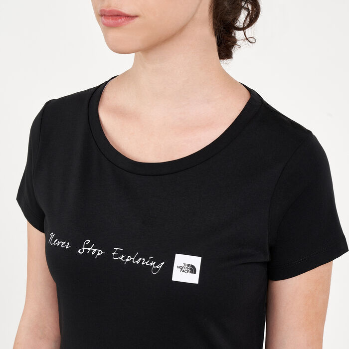 The North Face Women's Never Stop Exploring T-Shirt Black The North Face Women's Never Stop Exploring T-Shirt Black image number 3