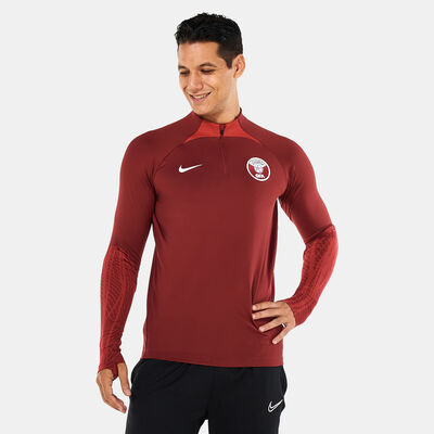 Nike Men's Qatar Dri-FIT Football Drill Top Maroon