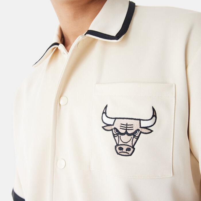 New Era Men's NBA Chicago Bulls Shirt Beige image number 5