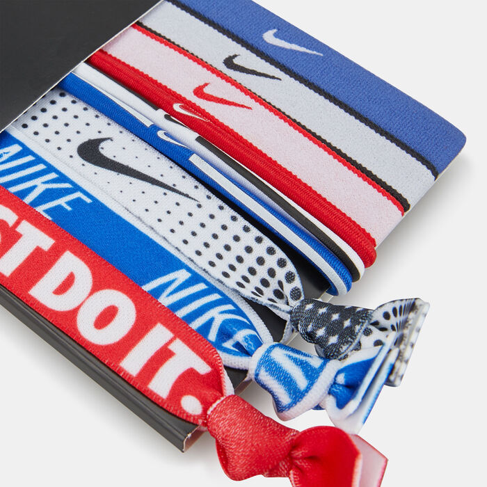Nike Women's Mixed Ponytail Hair Ties (9 Pack) Blue Nike Women's Mixed Ponytail Hair Ties (9 Pack) Blue image number 1