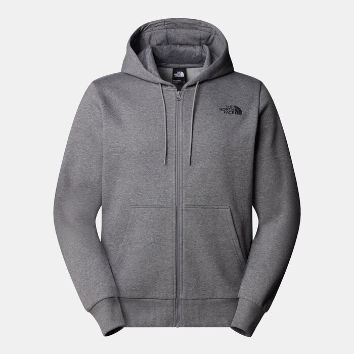 The North Face Men's Simple Dome Full-Zip Hoodie Grey The North Face Men's Simple Dome Full-Zip Hoodie Grey image number 0