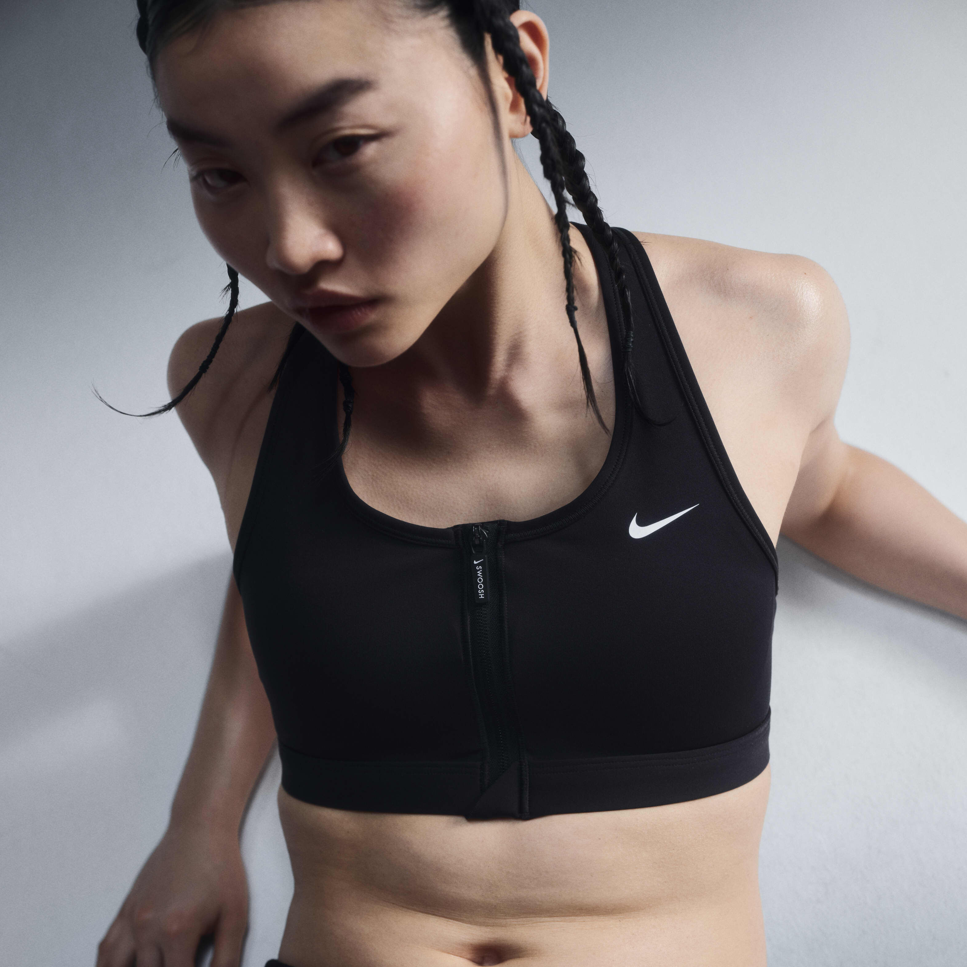 Nike sports bra crop top discount