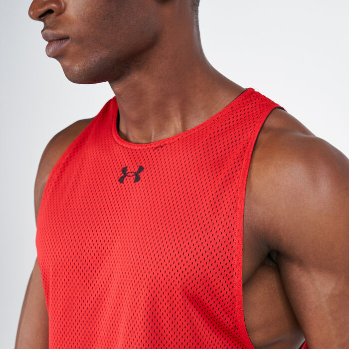 Under Armour Men's Baseline Reversible Tank Top Black Under Armour Men's Baseline Reversible Tank Top Black image number 4