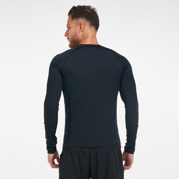 COEGA Men's Long Sleeves Rashguard Black COEGA Men's Long Sleeves Rashguard Black image number 1
