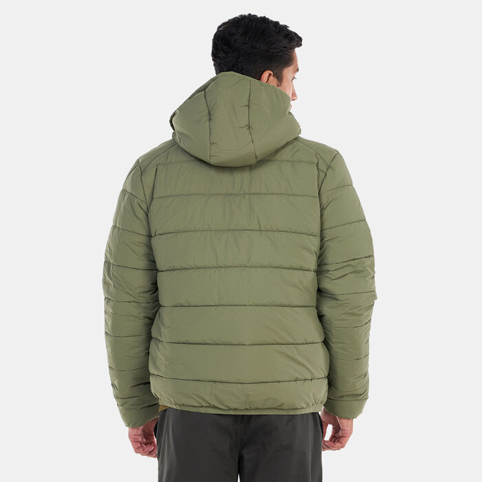 Timberland Men's Garfield Mid Weight Hooded Puffer Jacket Green Timberland Men's Garfield Mid Weight Hooded Puffer Jacket Green image number 1