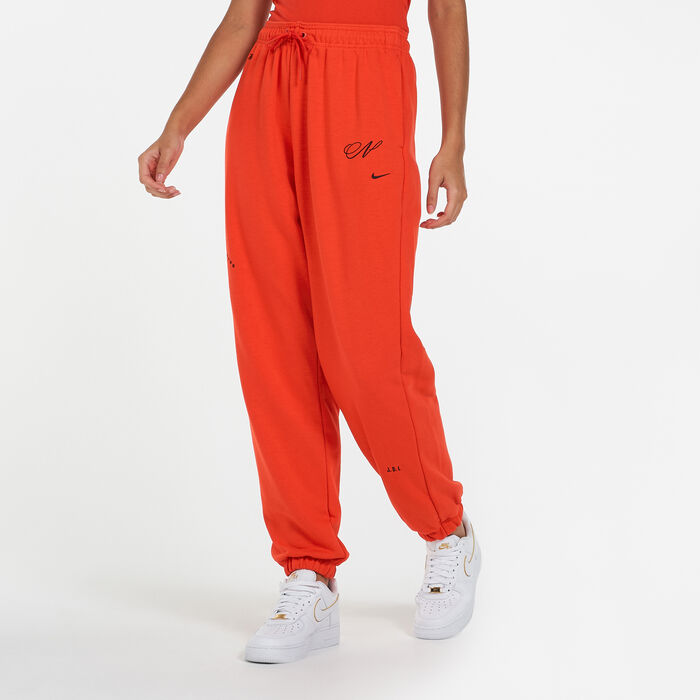 Nike Women's Sportswear Icon Clash Oversized Fleece Joggers Red Nike Women's Sportswear Icon Clash Oversized Fleece Joggers Red image number 0