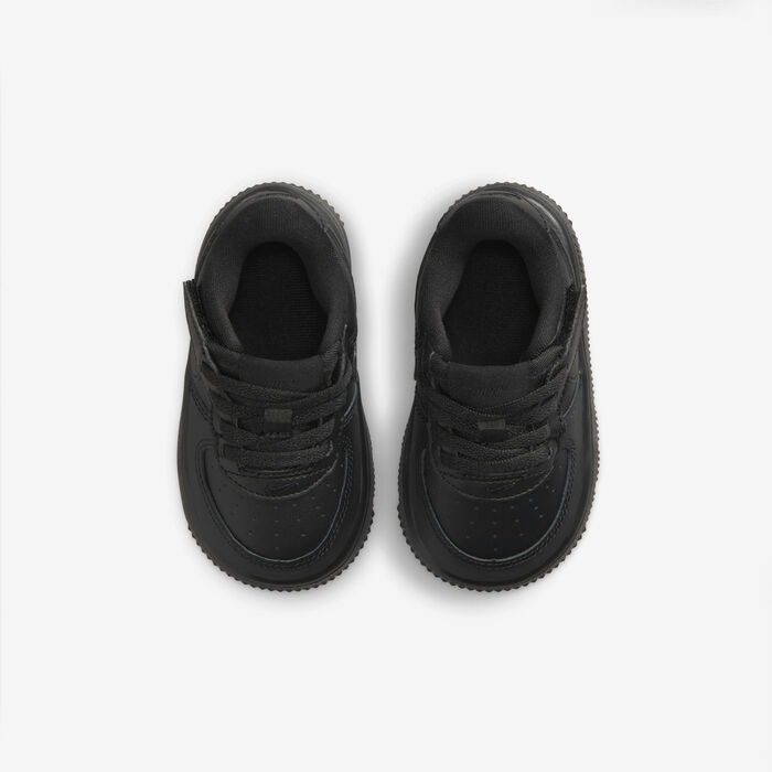 Nike Kids' Force 1 Low EasyOn Shoes Black Nike Kids' Force 1 Low EasyOn Shoes Black image number 3