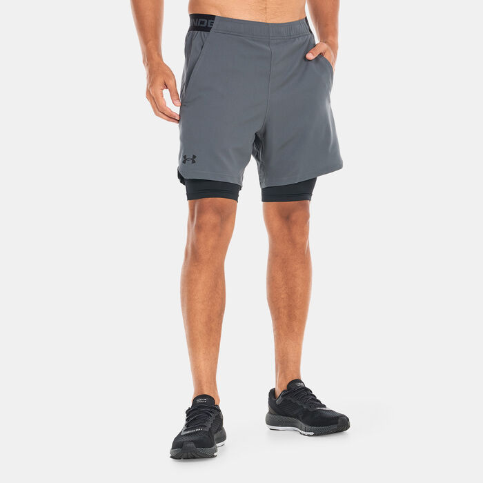 Under Armour Men's Vanish Woven 2-in-1 Shorts Grey Under Armour Men's Vanish Woven 2-in-1 Shorts Grey image number 0