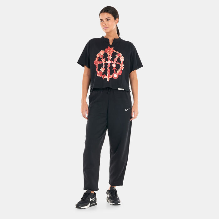 Nike Women's Sportswear Collection Essentials Fleece Sweatpants Black Nike Women's Sportswear Collection Essentials Fleece Sweatpants Black image number 2