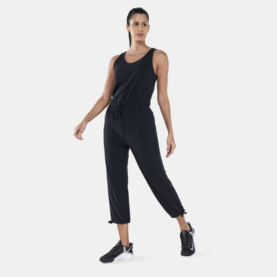 Nike Women's Yoga Dri-FIT Jumpsuit White