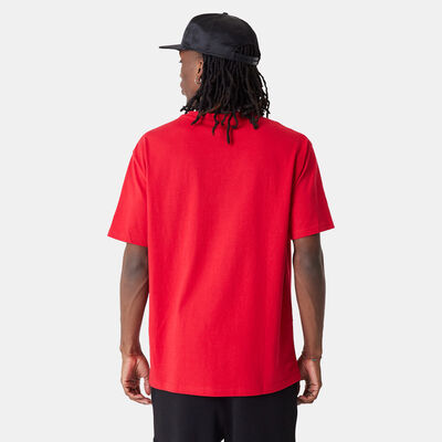 New Era Men's Chicago Bulls NBA Logo T-Shirt Red