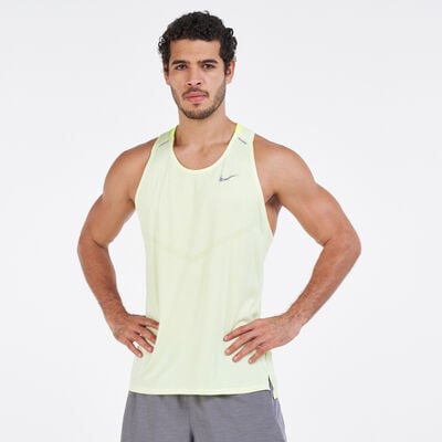 Nike Men's Dri-FIT ADV Techknit Ultra Tank Top yellow Nike Men's Dri-FIT ADV Techknit Ultra Tank Top yellow
